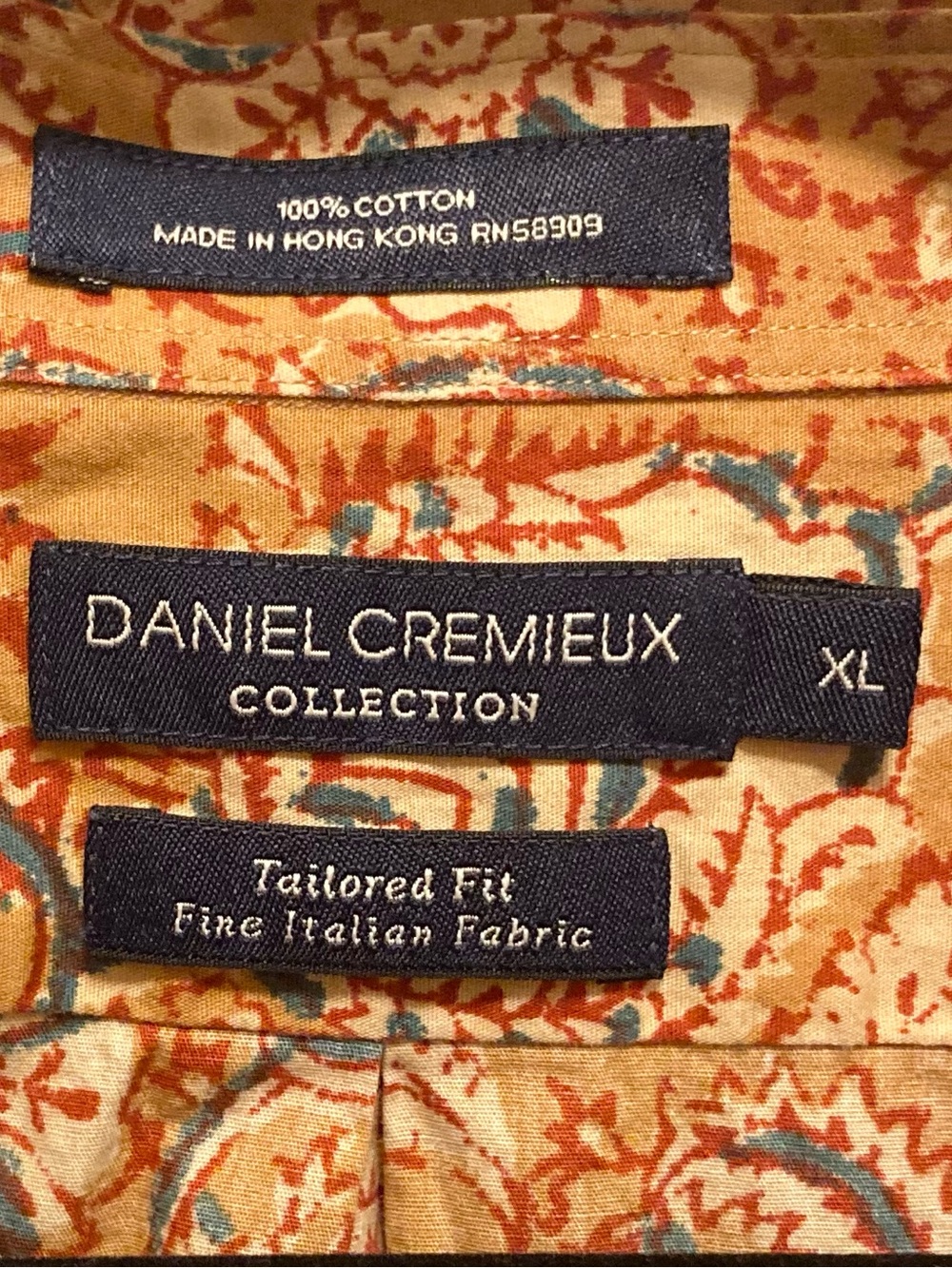 DANIEL CREMIEUX COLLECTION Button Down Shirt - Size XL - Picture 5 of 8